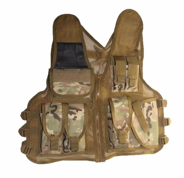 

men hunting tactical vest army paintball combat multicam vest hunting protective equipment fish accessory, Camo;black