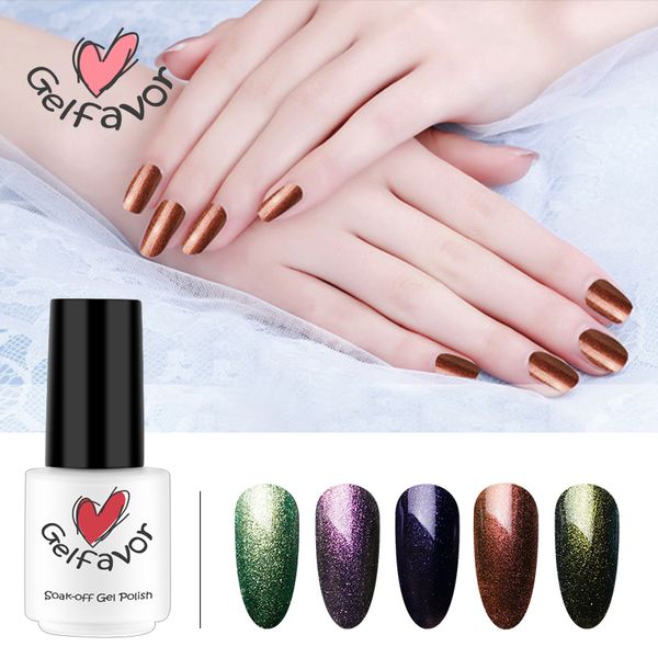 

gelfavor chameleon colors series 7ml nail polish no.01-12 colors soak-off nail gel long lasting uv gel varnish