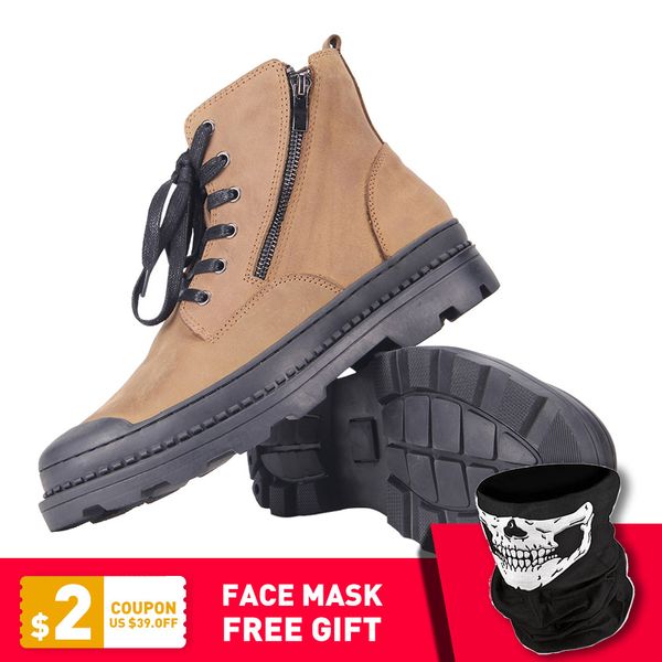 

2019 новый мотоцикл boots мужчины коровьей кожи мотокросс езда сапоги обувь защита мотоцикла botas мото мотоцикл