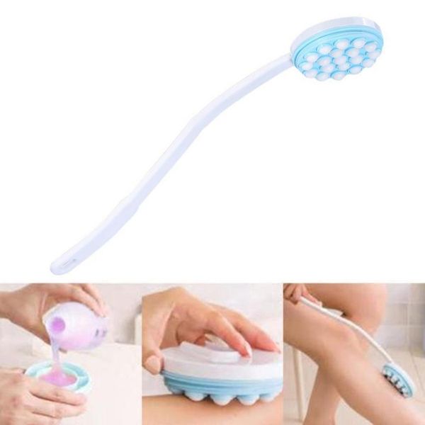 

exfoliating scrub bath brush for women and men massage brush white