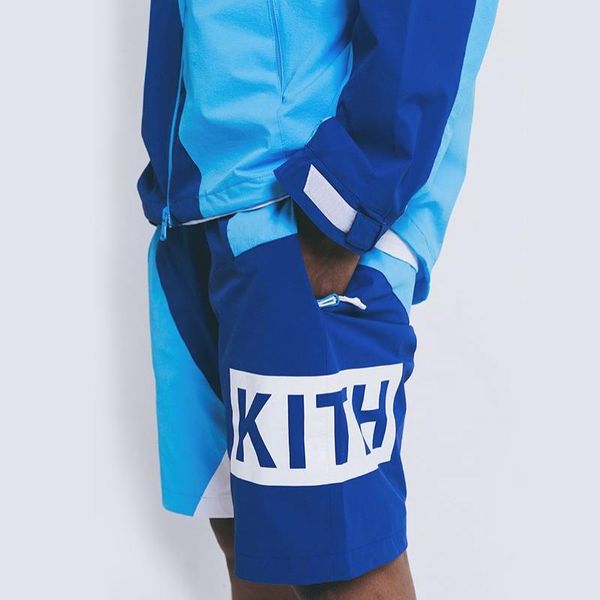 

тренд мэдисон шорты ретро уличный хит цвет шить мужчины женщины пара комфорт свободные повседневные шорты hflsdk031, Black