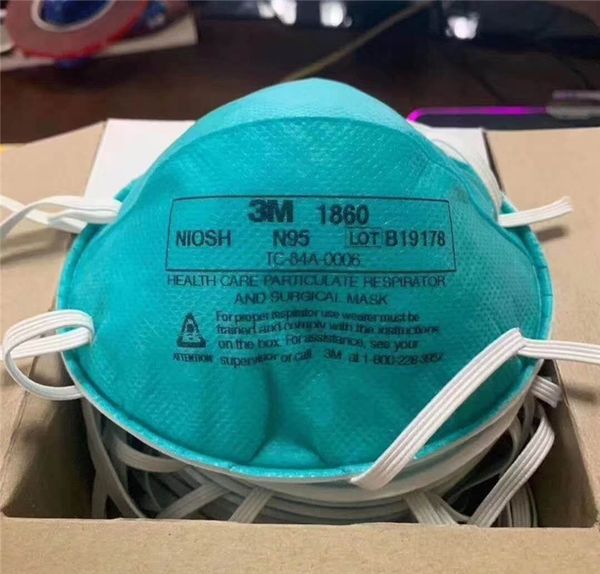 

акции! 3m 1860 niosh n95 верховая езда защитные наружные маски крышка фильтра пылезащитный защитный мед маска для лица здравоохранение 1 уп