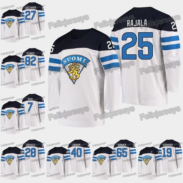 

25 Toni Rajala 2019 IIHF World Championship Oliwer Kaski Harri Pesonen Veli-Matti Savinainen Petteri Lindbohm Sakari Manninen Jerseys