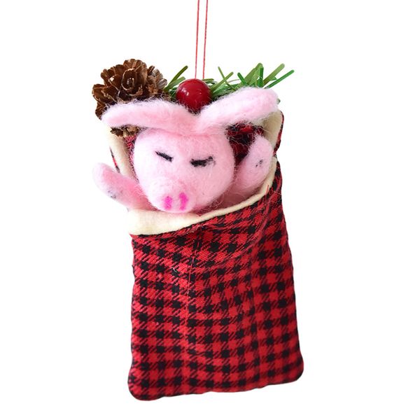 

articulos de navidad mini christmas candy bag cloth xmas gift wrapping bags holiday party supplies ozdoby choinkowe #0820