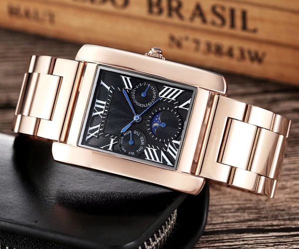 

new brand all dials work mens watches montre homme luxury quartz watches men clock dress business watch reloj de hombre, Slivery;brown