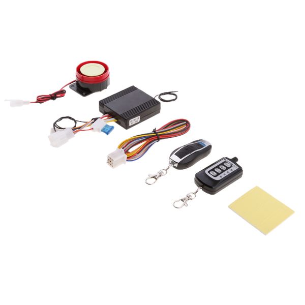 

motorcycle motorbike anti-theft alarm security system remote control start
