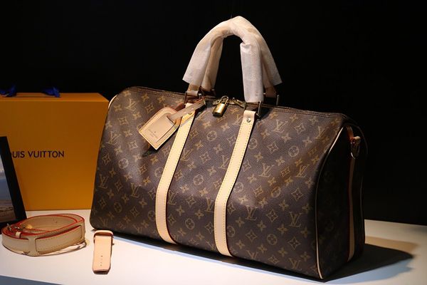 

designer men keepall 45 50 55 sport travel bag mens luggage luxury duffle bag crossbody tote handbags lock key