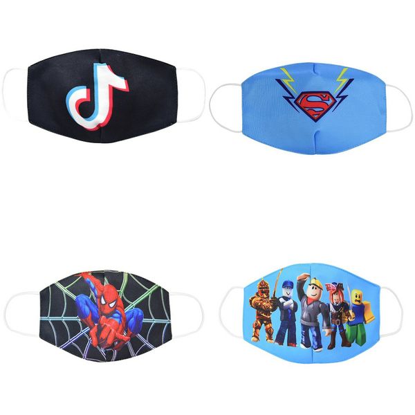 

cloth cubrebocas medical face mask for kids mask cotton face mouth mask cartoon youth children masks for kid algodon maske phebx