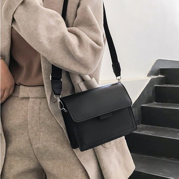 

acelure vintage pu leather crossbody bags for women solid color small shoulder messenger bag aldy shoulder bags