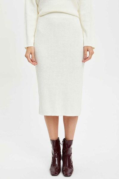 

defacto woman skirt-l7479az19wn, White