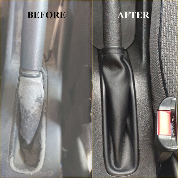 

pu leather handbrake gear shift stick boot gaiter cover for astra g 98-04