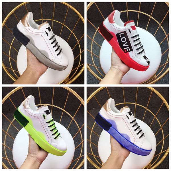 

portofino love melt sneaker men designer casual shoes women platform print sneaker luxury graffiti shoes lace-up low style, Black