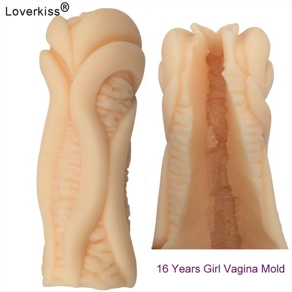 Silicone 16 Ano Vagina Modelo Vagina real de buceta Male Masturbator Sucking Masturbação, Bola Cozinhe Penis Vibrador para Man Y191228
