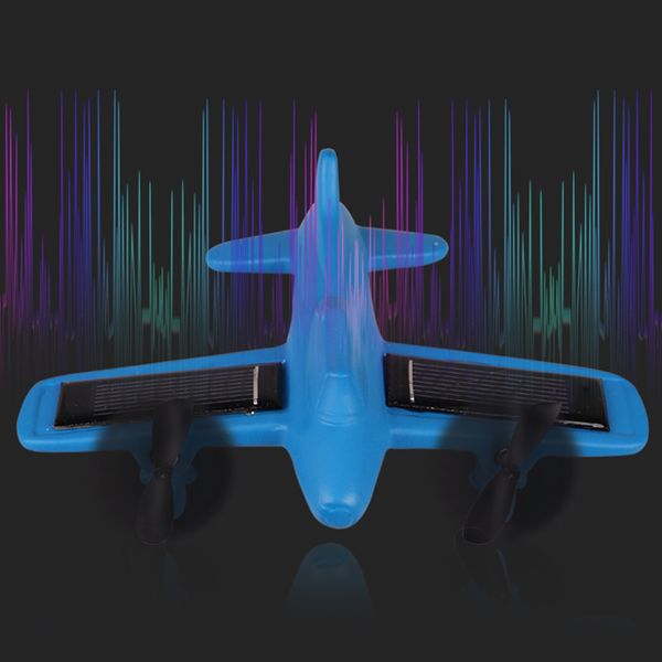 

car airplane aircraft model solar energy interior decoration deskdecor nj88