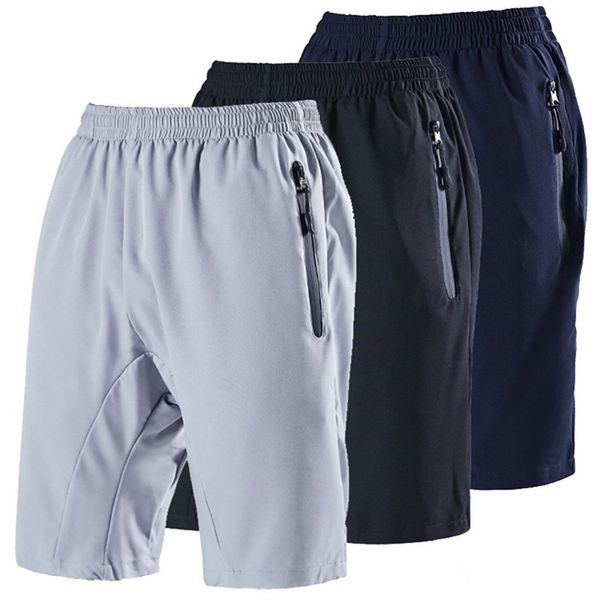 

summer shorts men casual pure color casual beach shorts quick-drying loose sport comfortable breathable plus size, White;black