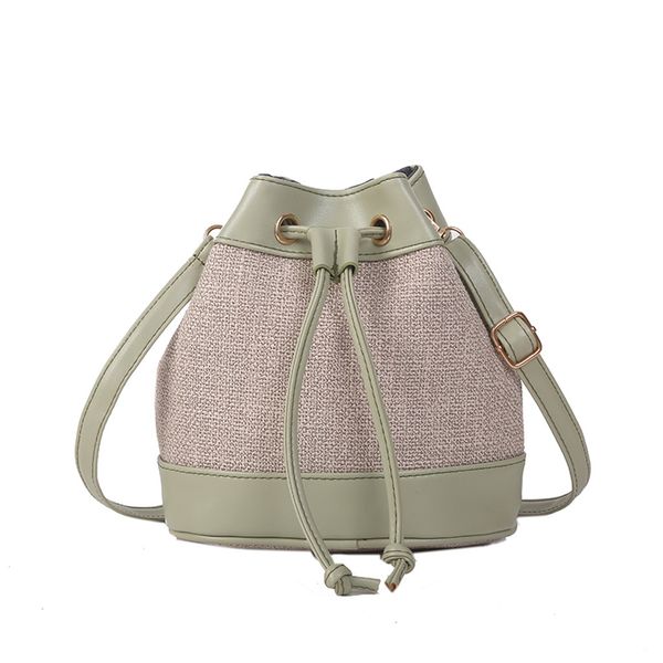 

new elegant shoulder bag women wild simple messenger bag for girls summer new straw 2019 fashion straw bucket shoulder k625