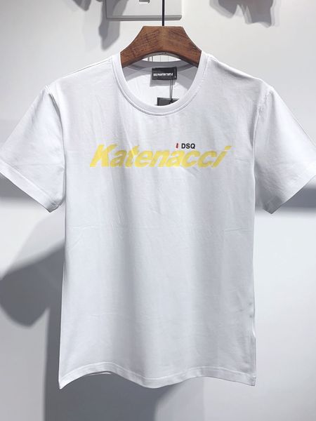 

dsq mens designer t shirts black white men summer fashion casual street t-shirt short sleeve euro size m-xxxl 6907, White;black