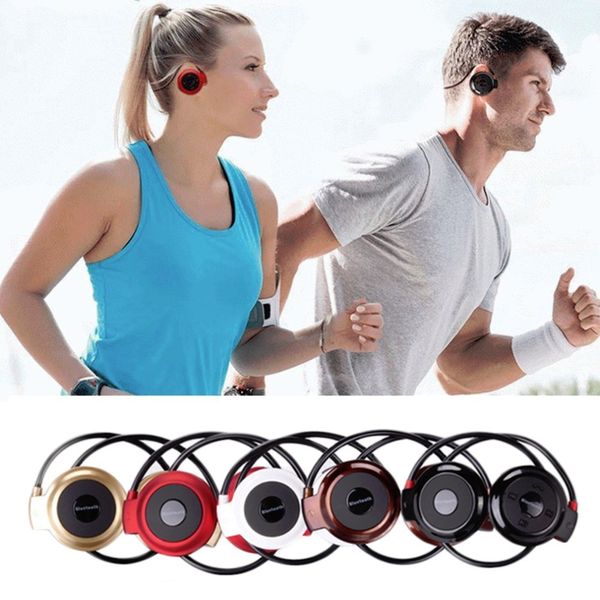 

mini 503 ear hook mini sports wireless bluetooth headset hi-fi handsstereo earphone headphone tf card for mp3 player