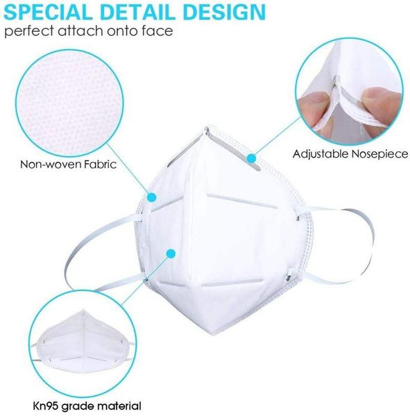 

kn95 safety protective mask dust masks anti particles anti pm2.5 masks disposable non woven face mask