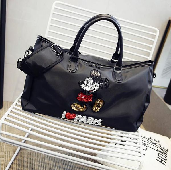 

new sequin duffle bags waterproof men women outdoor handbags shoulder packs home travelling storage stuff tote bags