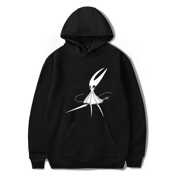 

fashion fall winter hoodies print hollow knight men/women cool sweatshirt boy spring hollow knight harajuku hoodies, Black