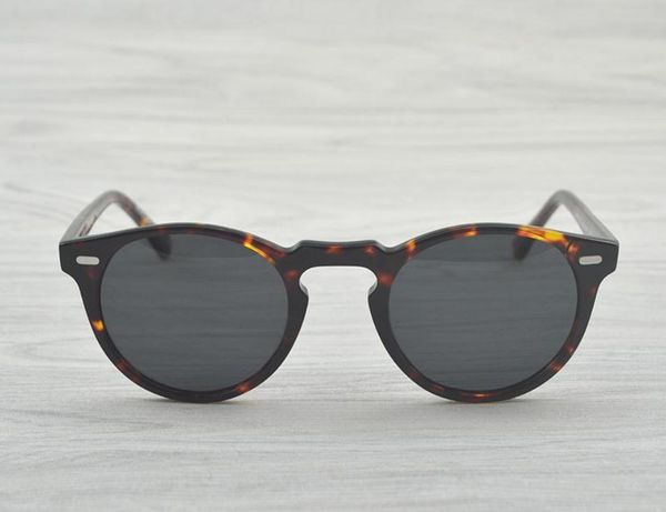 

gregory peck brand designer 45mm 47mm men and women sunglasses oliver vintage polarized sunglasses peoples ov5186 retro sun glasses ov 5186, White;black