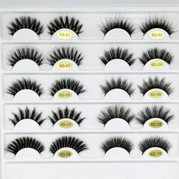 

7 pairs natural false eyelashes long lasting makeup 3d mink lashes volume eyelash extension fake lashes for beauty tools