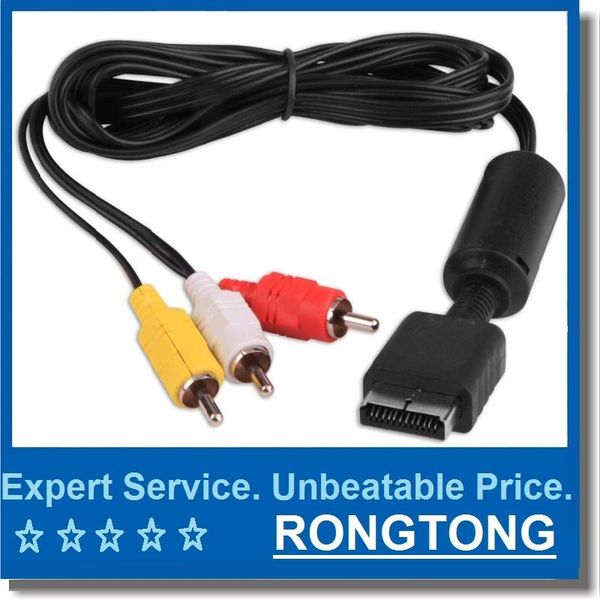 

6 футов 1.8M Аудио кабель к RCA AV Video Cable Cord для Sony PlayStation PS2 PS3 AV-кабель консоли новой сис