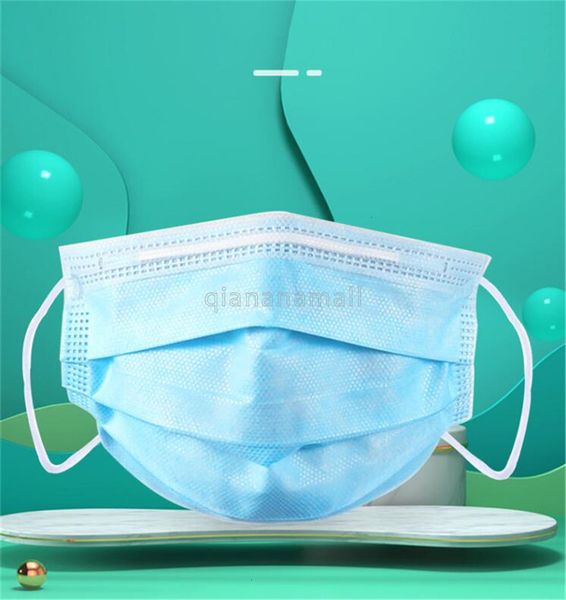 

disposable in stock face masks loop 50pcs 3 ply breathable and comfortable for blocking dust air pollution pack masks eea14450pcs 3 8