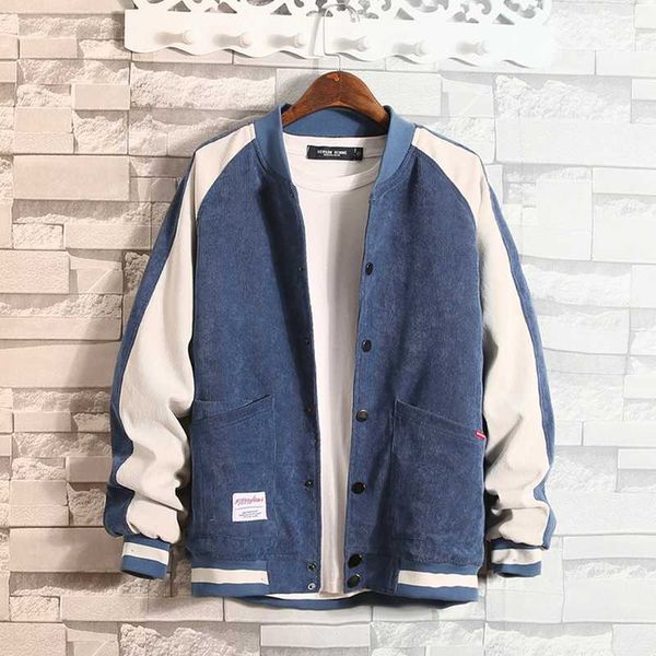 

stand baseball uniform mens college patchwork jacket coat men oversized bomber jacket men autumn warm windbreaker streetwear, Black;brown