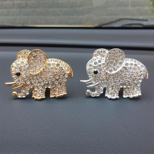 

diamond elephant car outlet perfume clip car decoration (random perfume