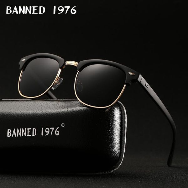 

uv400 hd polarized men women sunglasses classic fashion retro brand sun glasses coating drive shades gafas de sol masculino rabze