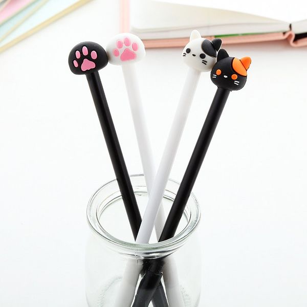 

cute cat cat gel pen student supplies easy to carry exquisite cute shape durable stationery