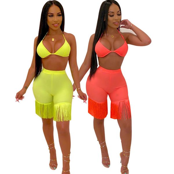 

womens designer two-piece short casual suitzft6, White