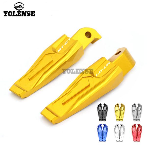 

for mt-07 mt07 mt 07 fz-07 fz 07 fz07 motorcycle accessories cnc aluminum passenger footrests rear foot pegs