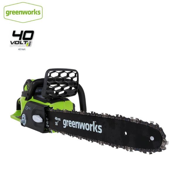 

greenworks 40v cordless chain saw brushless motor 20312 chainsaw ,not including battery and charger