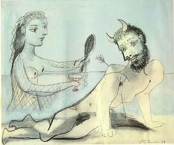 

пабло пикассо классическая картина маслом untitled женский мужской nude пары 100% ручной работы опытных painter на белом холсте picasso941