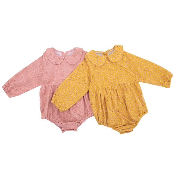 

floral spring autumn newborn cotton toddler baby girl clothes long sleeve newborn girl romper bodysuit, Blue