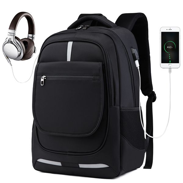 

fashion multi-functional travel backpack men teenage school 17" lapbag waterproof male mochilas large capacity backpacks
