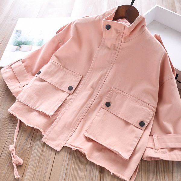 

2020 весна девушки пальто шанца childrenswear оптовая, Blue;gray