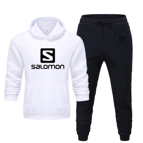 

мужская хлопок спортивный костюм толстовки тренировочные брюки беговые наборы спортивная одежда белый черный one piece спортивный костюм 201, Gray