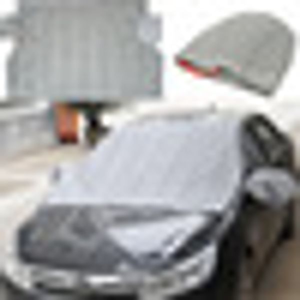 

car suv magnetic windshield cover sun shield snow frost e protector grey