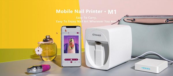 

new design nail art printer diy machine v11 multifunction mobile wifi easy all-intelligent 3d nail printers video to teach for salon