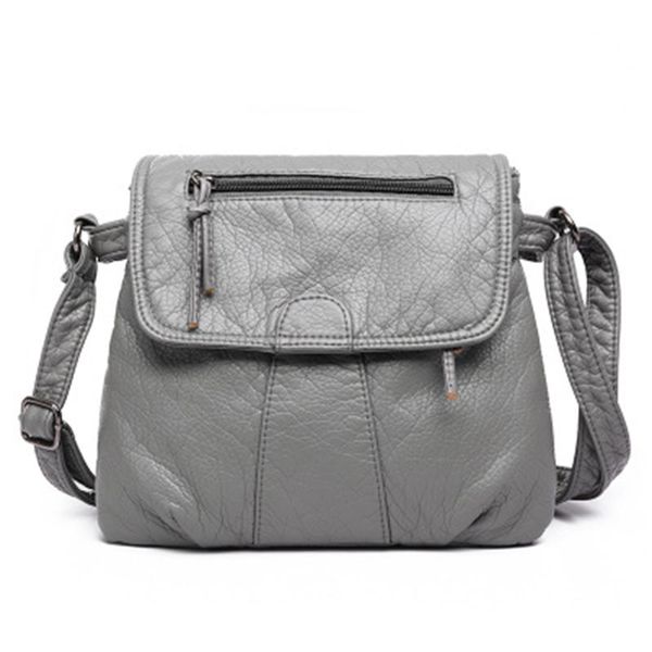 

2019 new soft artificial leather handbag women shoulder bag flap cross body bags for lady female brand handbags by 4 colors