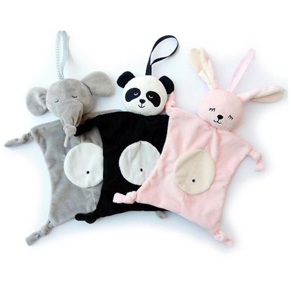 

babies plush soothing toys security blanket baby toys soothing towel for baby care animal shape newborns blankie towels