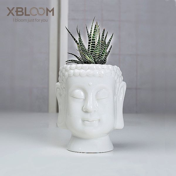 2019 Feng Shui Fortune Buddha Statue Flower Pot Vase Fortune Cat