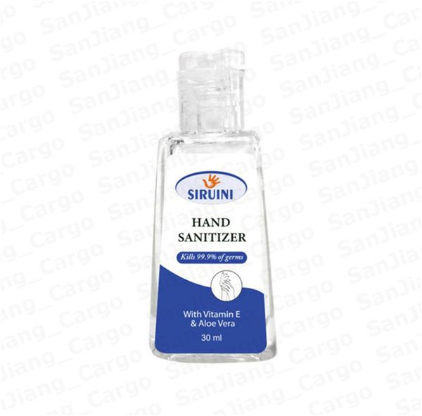 

siruini hand sanitizer with vitamin e 30ml wash portable hand sanitizer kids adults anti-bacteria hand gel for home office dhl e31612