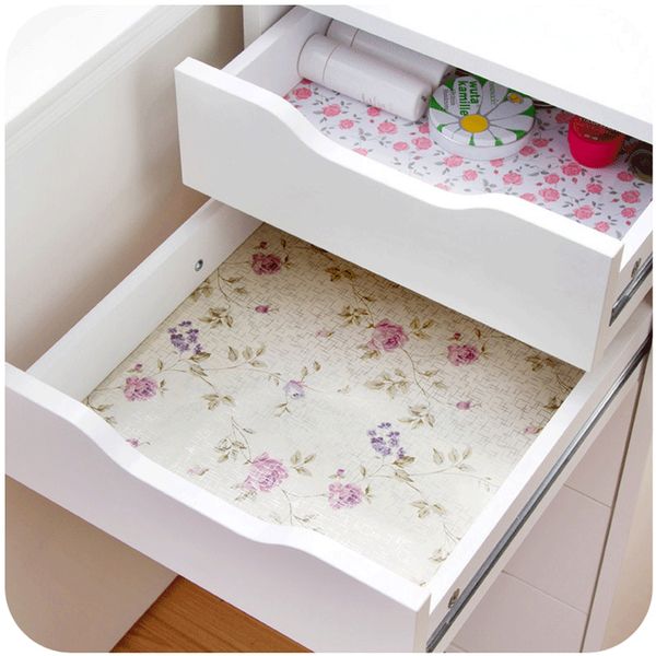 

500*45cm mildewproof drawer liners with adhesive paper shoe/kitchen cabinet mats wardrobe/shelf liners mothproof waterproof pads