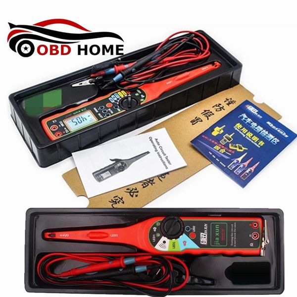 

ms8210 ms8211 multi-function auto circuit tester multimeter lamp car repair automotive electrical battery tester diagnostic tool