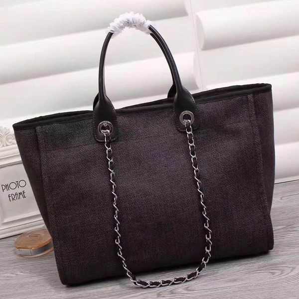

Fa hion women famou large capacity tote bag handbag lady canva bag ladie genuine leather pur e houlder bag ize 38cm